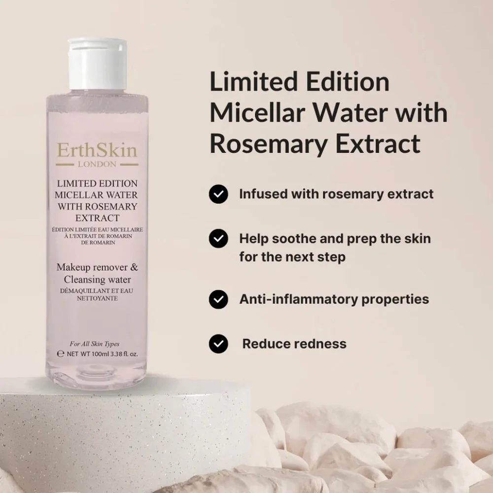 Limited Edition Eclat Skin London Micellar Water